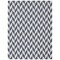 Sunnydaze Geometric Affinity Indoor Area Rug - Steel Blue - 8 Ft X 10 Ft